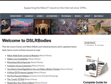 Tablet Screenshot of dslrbodies.com